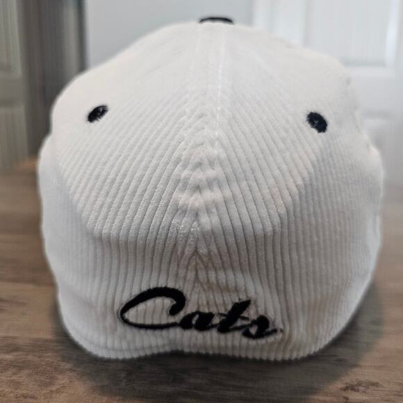 Vintage University of Kentucky Wildcats Fitted Hat Cap White Corduroy UK NCAA - Picture 4 of 8